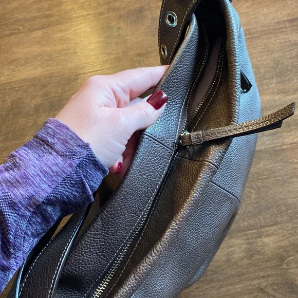 Coach Leather Bag with Adjustable Strap - Picture 8 of 13